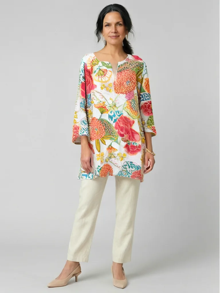 Coral Botanical Garden Tunic