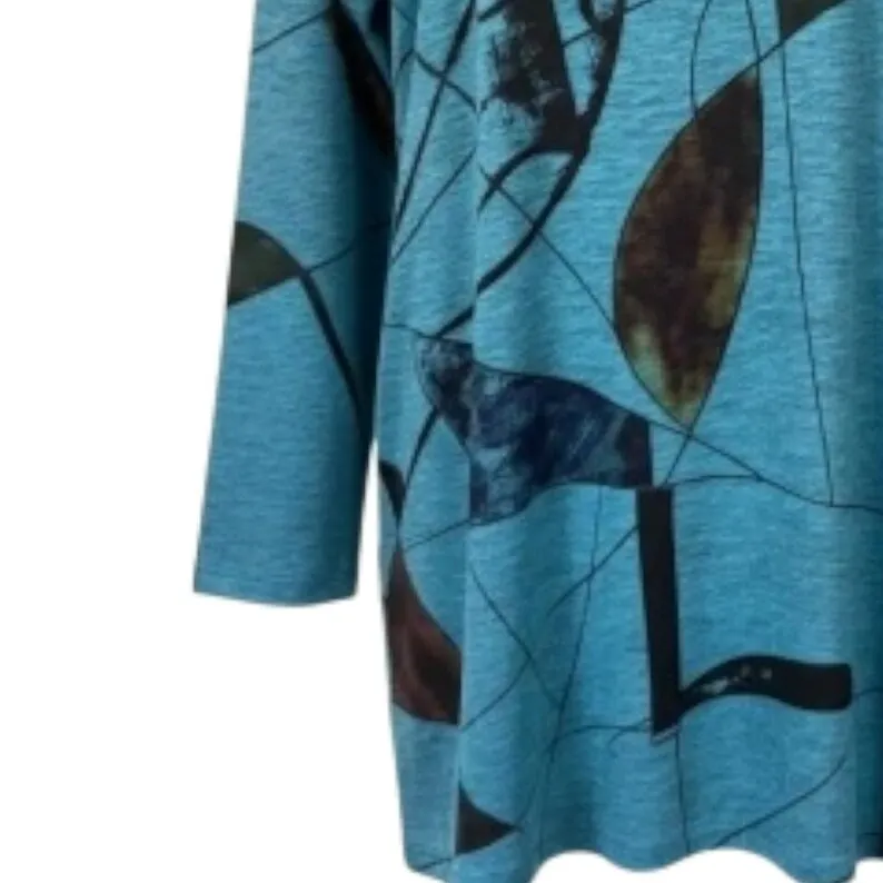 Reflections Side Slit Slinky Top By Jess And Jane — photo 3