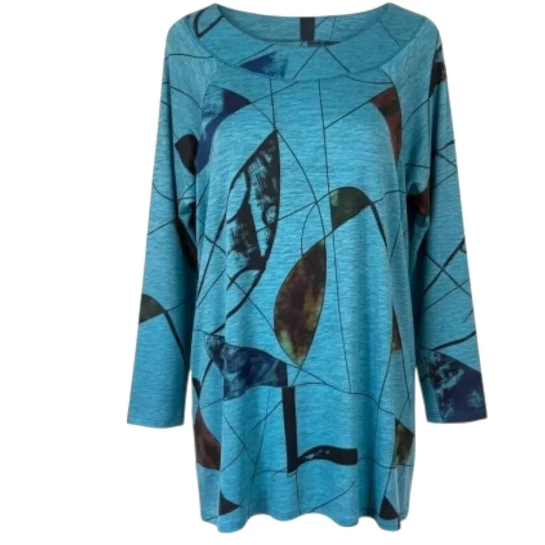 Reflections Side Slit Slinky Top By Jess And Jane