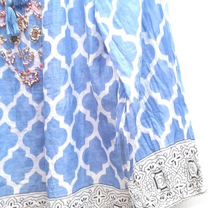 Embroidered Dolma Cotton Boho Blouse — photo 8