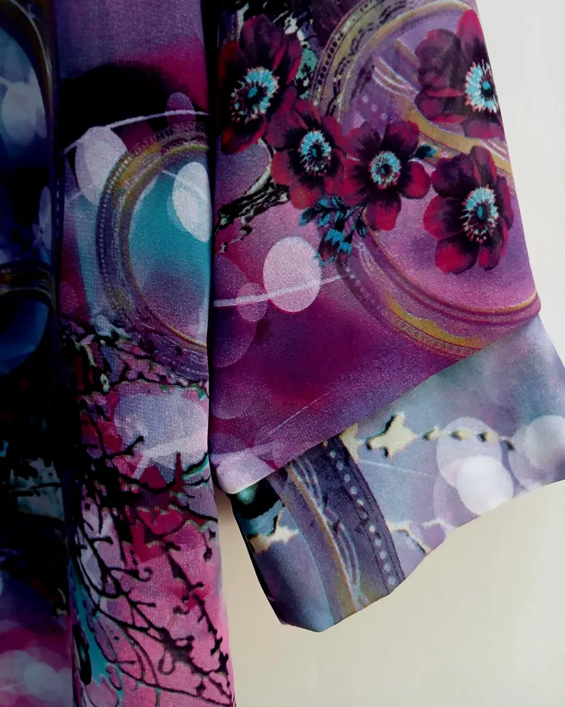 Elegant Petite Blouse, Designed By My Italian Designer In Outstanding Soft Mauve Colors. — photo 3