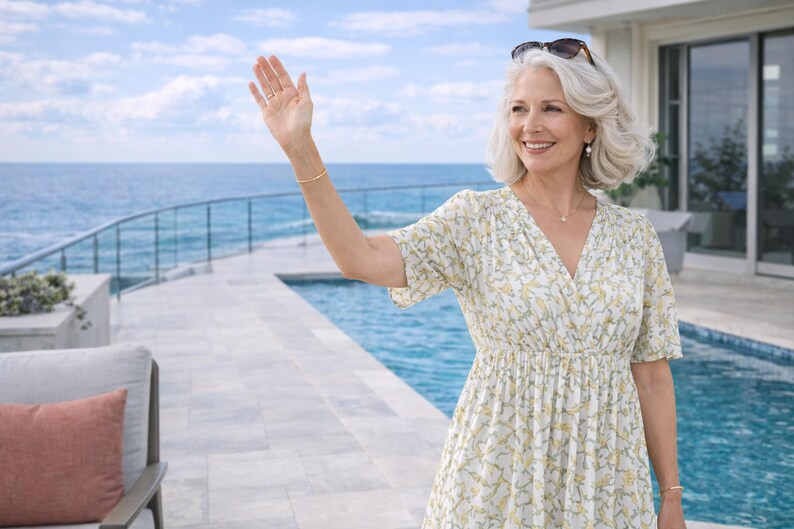 Dolma's Floral Cotton Maxi Dress – Botanical Print