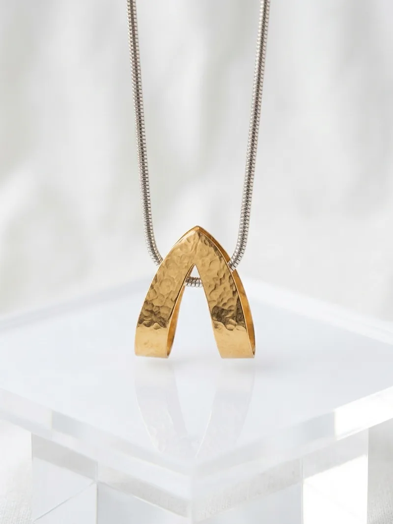 Marjorie Baer Hammered Collar Necklace