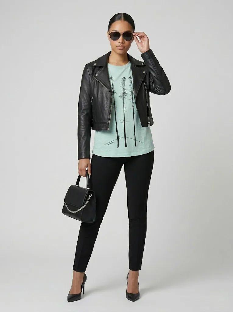Pine Tree Long Sleeve Top — photo 6