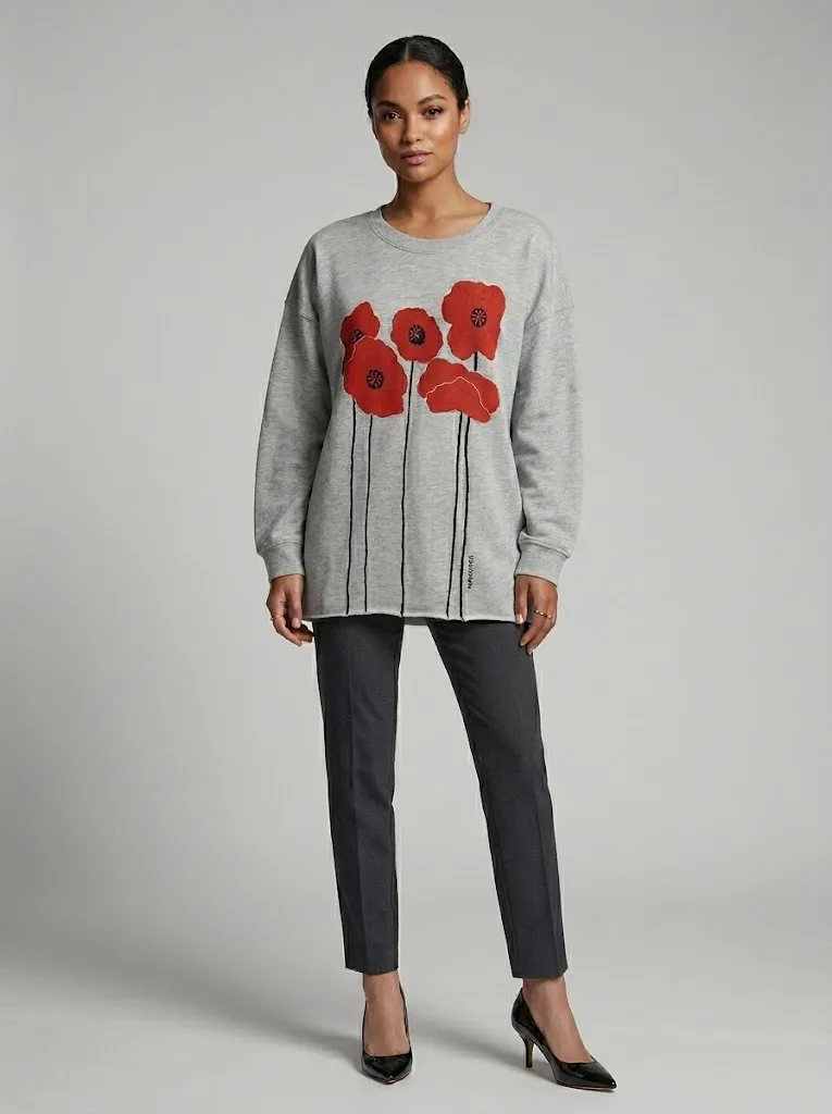 Poppy Oversized Sweatshirt