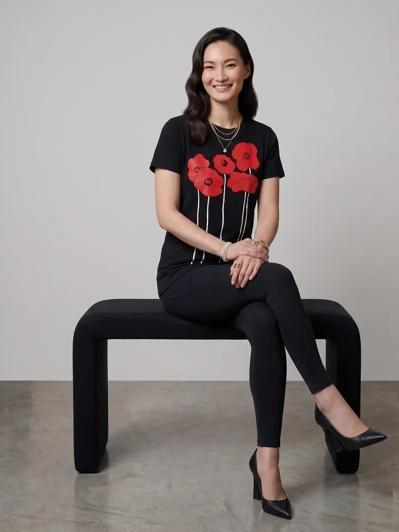 Poppy Round Neck Tee — photo 5