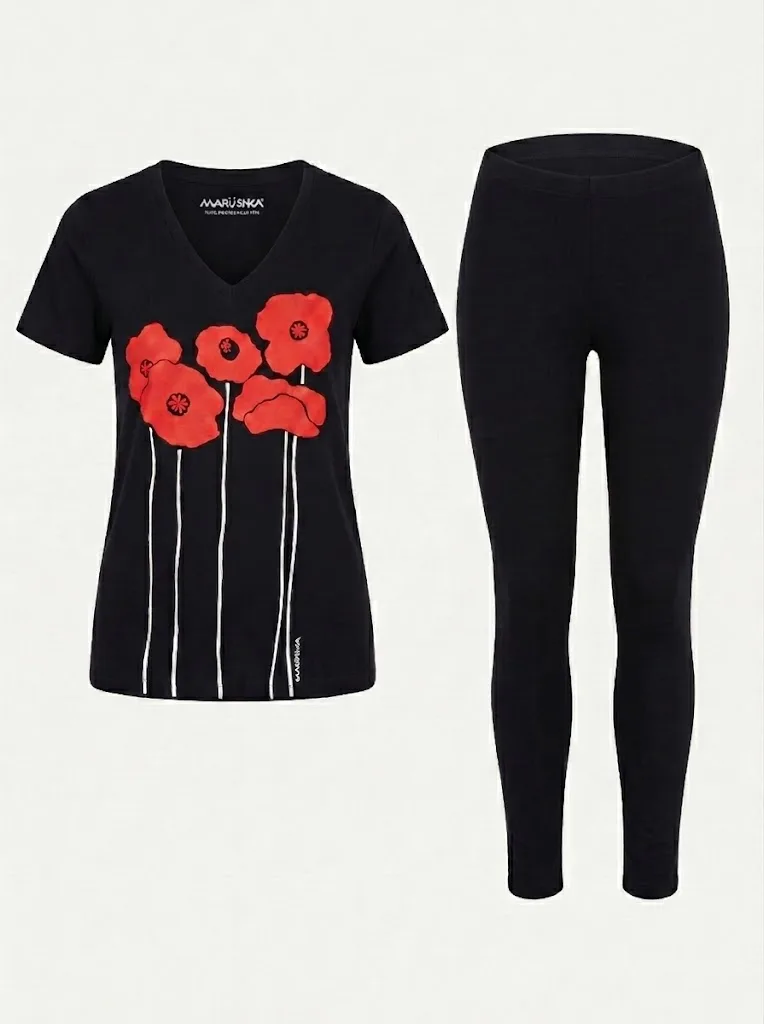 Poppy V-Neck Tee — photo 3