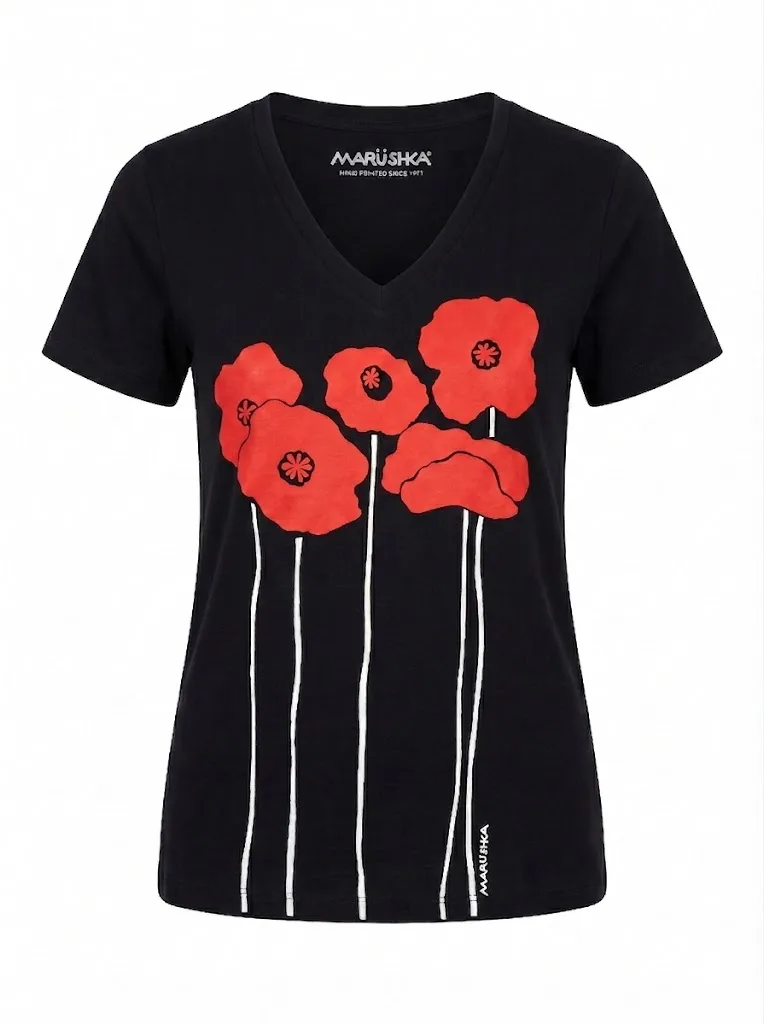 Poppy V-Neck Tee — photo 4