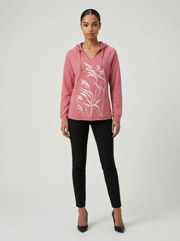 Red Seagrass Hoodie