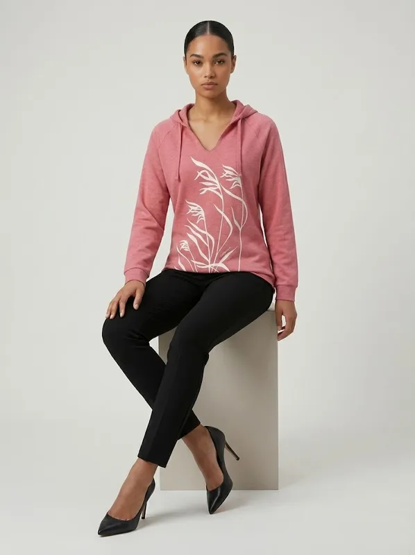 Red Seagrass Hoodie — photo 2