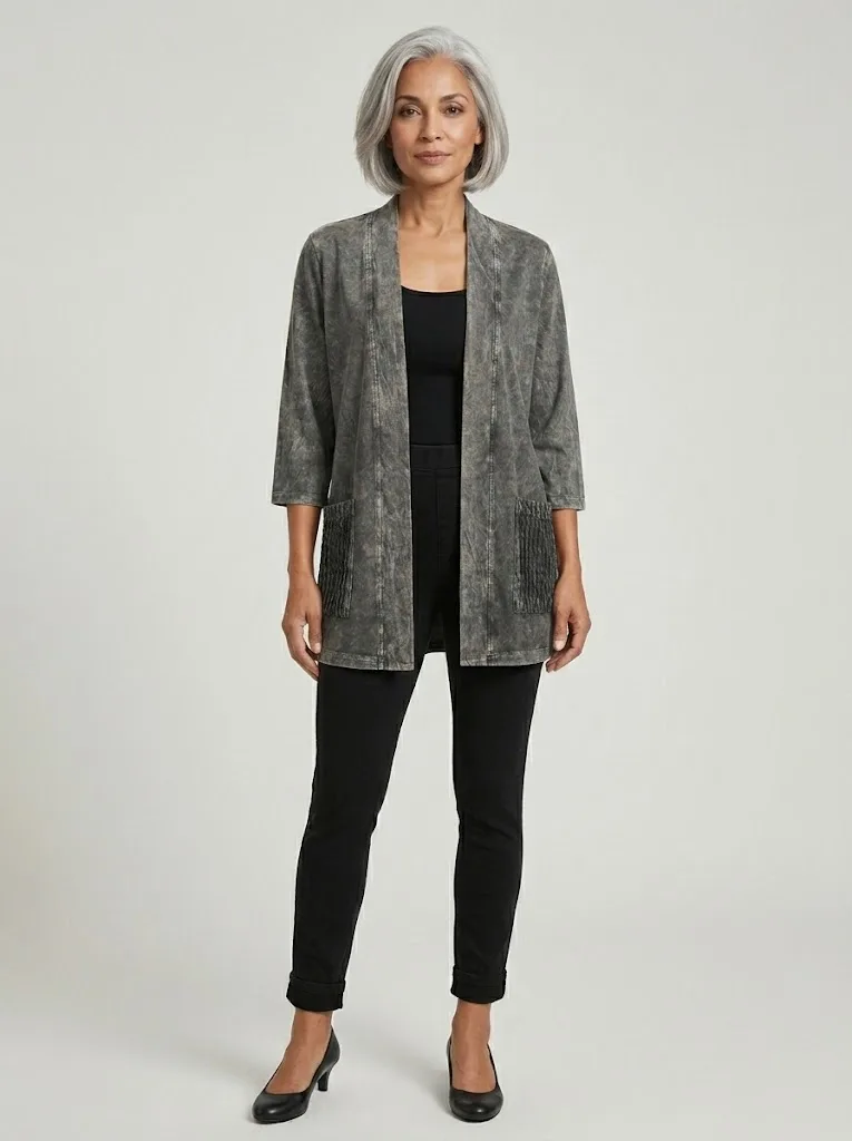 Open Casual Cardigan Elegance