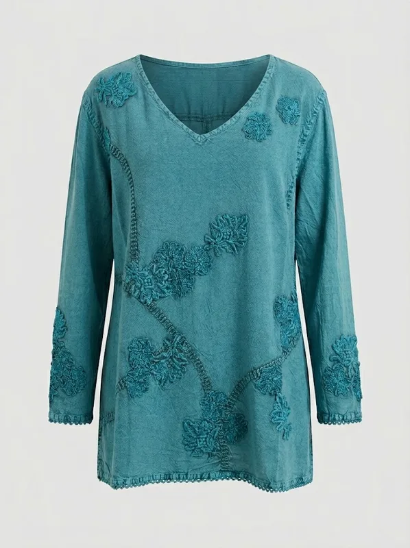 Jade Embroidered Tunic — photo 5