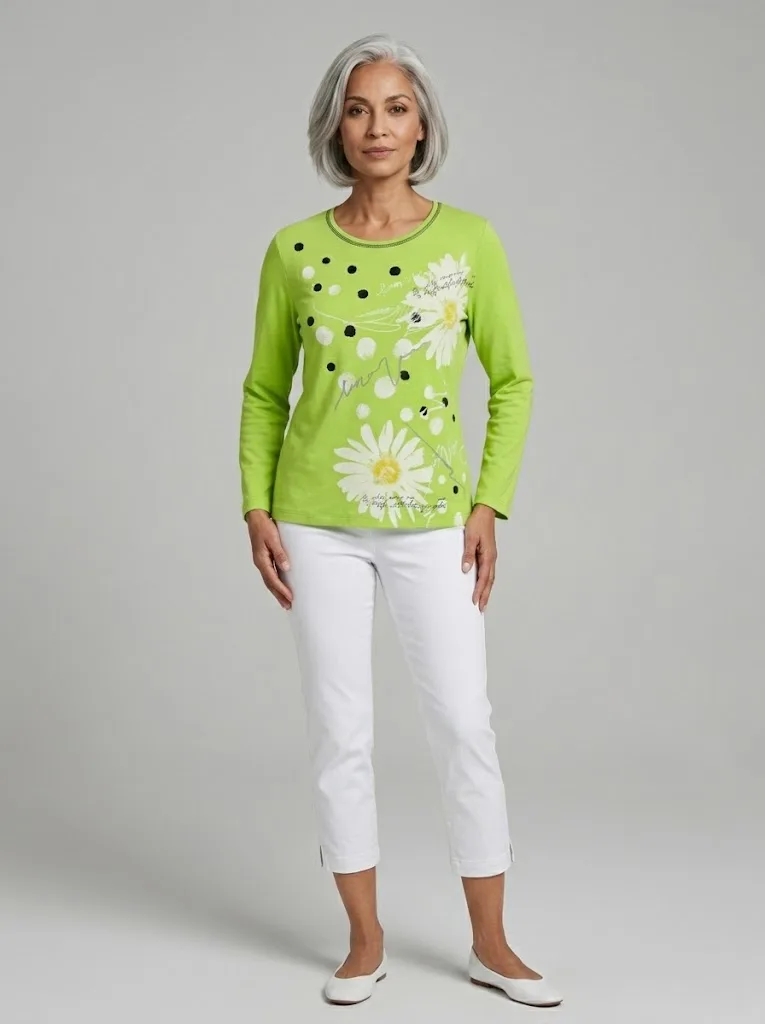 Shasta Daisy Graphic Tunic