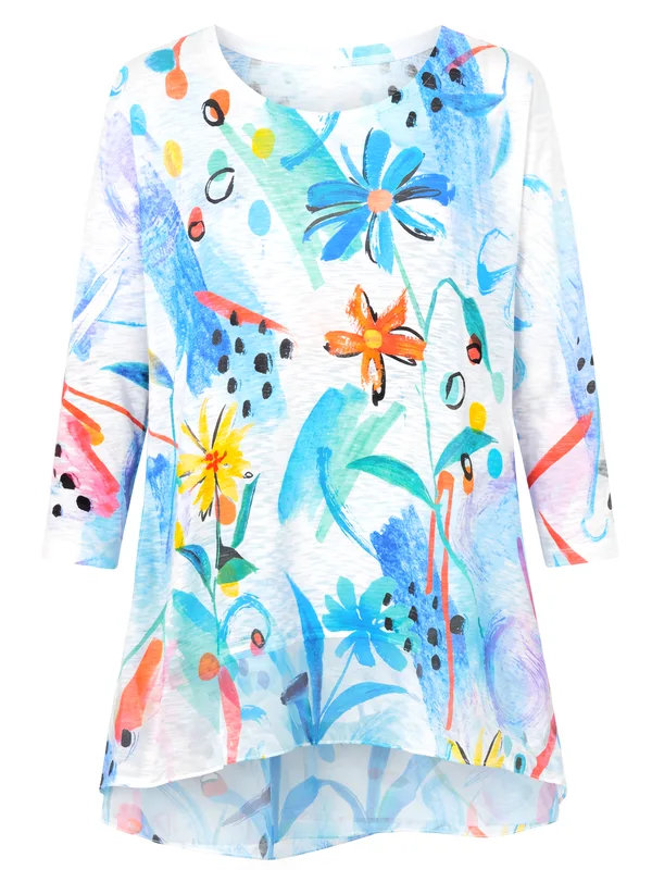 Floral Burnout Swing Tunic — photo 5