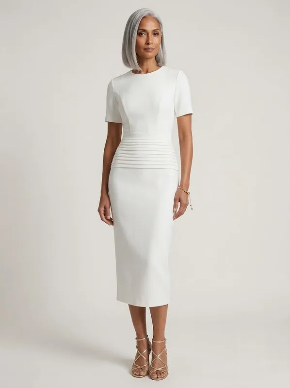 The Urban Gathered Midi Dress