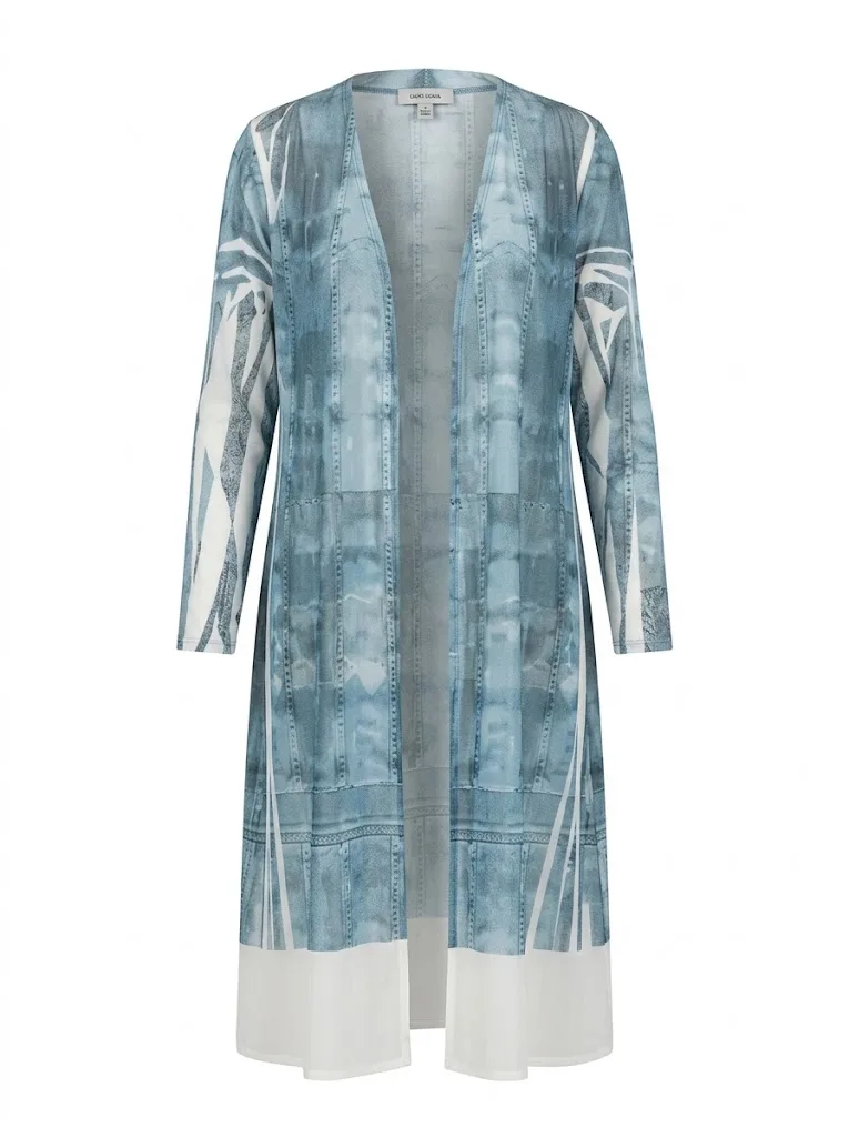 Denim Colored Duster — photo 3