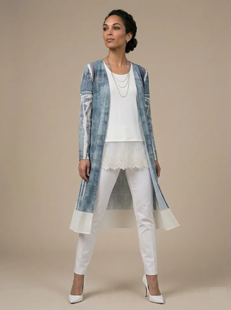 Denim Colored Duster