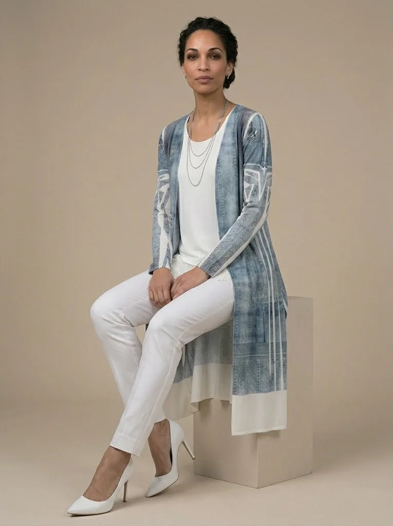 Denim Colored Duster — photo 6