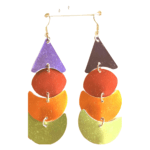 Artisan Aluminum Earrings | Lightweight Long Dangles | Sustainable Handcrafted California Jewelry by Eclat