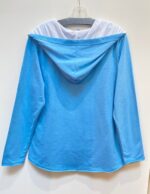 Vintage hoodie small rare eco friendly screen print | bike & flower design cozy light fleece one of a kind by Marushka - Image 2