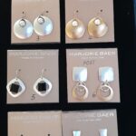 Beautiful mixed metal creations by Marjorie Baer. Light and elegant. Choose the Number Earring you like. Price is per each.
