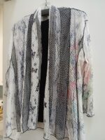 Butterfly cover up lightweight one size jacket | USA made wrinkle resistant layer travel style boutique fashion by Kamana - Image 3