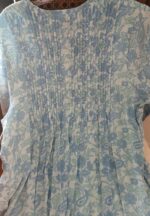 Dolma's Quinn dress in blue floral print. Flowy cool travel fave, light cotton for staying cool. - Image 3