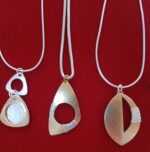 Necklace modern clean jewelry