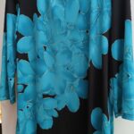 Floral Chiffon Blouse: Klaveli Boat Neck Top