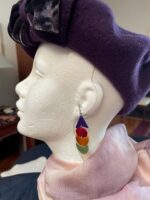 Artisan Aluminum Earrings | Lightweight Long Dangles | Sustainable Handcrafted California Jewelry by Eclat - Image 9