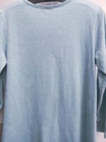 Botanical Bird Print Tunic, Linen Cotton Top, Women's Spring Shirt, Handmade USA, Eco Friendly, Jess & Jane, 3/4 Sleeve - Image 9