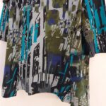 Animal print tunic light eco friendly fabric | unusual artisan design travel ready on sale by Parsley & Sage - Image 4