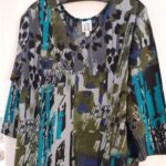 Animal print tunic light eco friendly fabric | unusual artisan design travel ready on sale by Parsley & Sage - Image 5