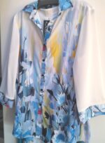 Designer blouse dual harmony style | exclusive artisan fashion created for EarthyTreasuresSC by Klaveli