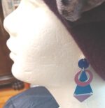 Artisan Aluminum Earrings | Lightweight Long Dangles | Sustainable Handcrafted California Jewelry by Eclat - Image 6