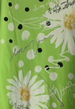 Shasta daisy tee lime green retro | USA made ring spun cotton shirt by Jess & Jane - Image 3