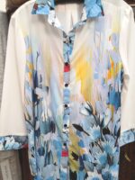 Designer blouse dual harmony style | exclusive artisan fashion created for EarthyTreasuresSC by Klaveli - Image 9