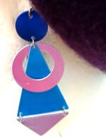 Artisan Aluminum Earrings | Lightweight Long Dangles | Sustainable Handcrafted California Jewelry by Eclat - Image 5