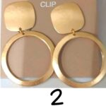 Artisan Gold Clip-On Earrings Large | Lightweight Sculptural Sustainable Design | Handmade by Marjorie Baer - Image 3